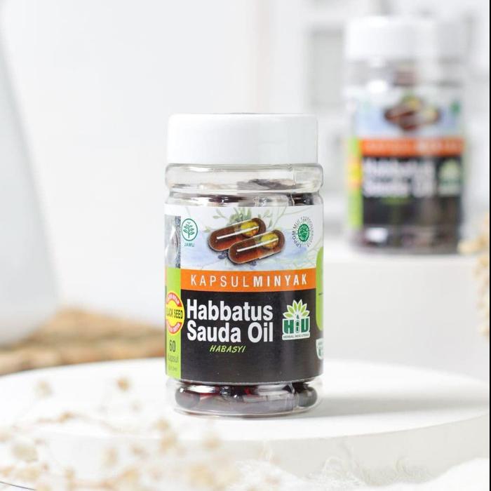 Gambar Kapsul HABBATUS SAUDA Oil Herbal Indo Utama Turunkan Kolesterol - Isi 60 dari Herbal Indo Utama Store undefined Tokopedia