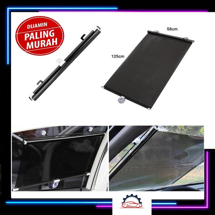 Gambar Sunshield Mobil Roll Tabir Surya Sunshade Sun Shade Tirai Gulung Mobil dari Automotife undefined Tokopedia