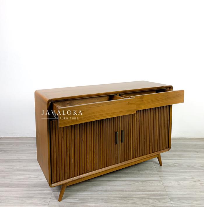 Gambar Cabinet tv salur minimalis modern(KARA)-JAVALOKA FURNITURE - Natural dari Javaloka furniture undefined Tokopedia