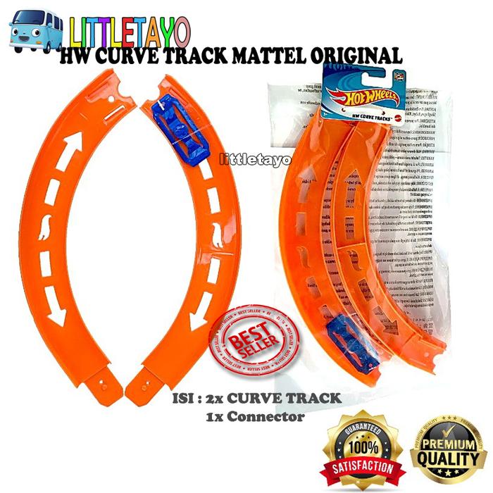 Gambar HOTWHEELS TRACK BUILDER SYSTEM 120 Cm - ORIGINAL MATTEL - Set Curve dari Littletayo Store undefined Tokopedia