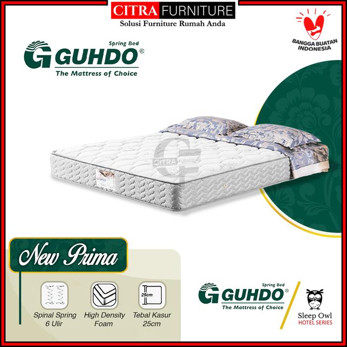 Gambar Guhdo Springbed New Prima 120x200x25 - Hanya matras | Gudho Spring bed - Putih dari Citra furniture undefined Tokopedia