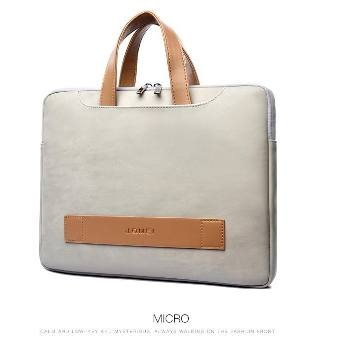 Jual Laptop HP 15 15S Inch Sleeve Tas Leather Premium Grey