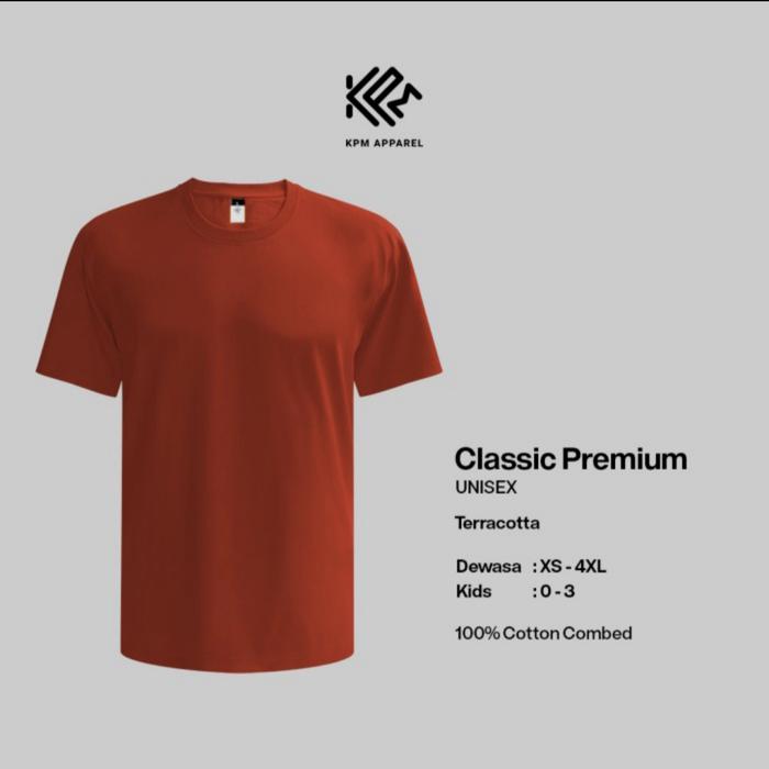 Jual Kaos Polos Katun 20s Premium 