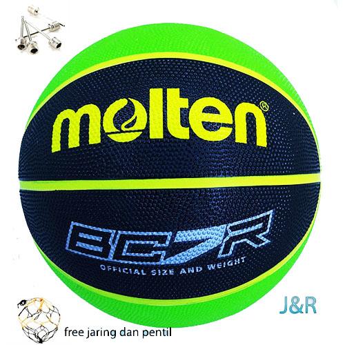 Gambar BOLA BASKET MOLTEN BC7R ORIGINAL - Hijau dari Top One Sport_NEW undefined Tokopedia