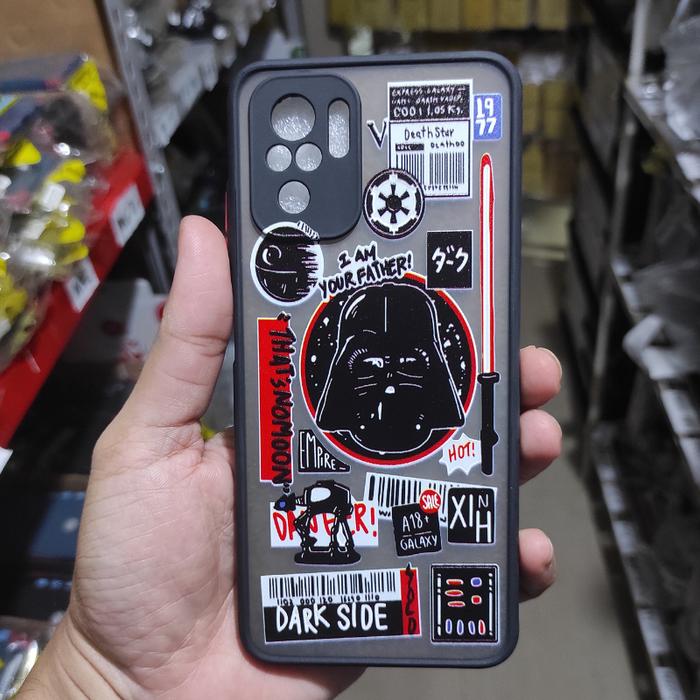 Gambar Casing HP Xiaomi Redmi Note 10 4G / 10s Hard Case Starwars Lens - Hitam dari CASEHP88 undefined Tokopedia