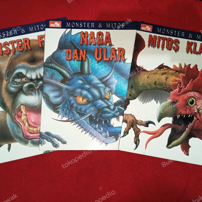 Jual 8 Buku Monster & Mitos Untuk Referensi Ilustrasi Anda Di Seller