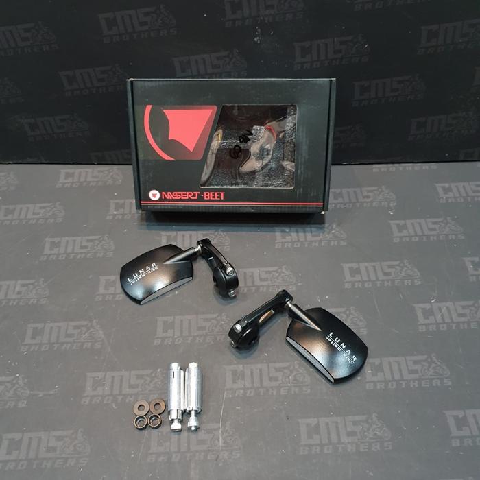 Gambar Bar end Mirror Spion Jalu Nassert Beet NB09 Lunar Model Rizoma Hitam dari Cemerlang6Brothers undefined Tokopedia