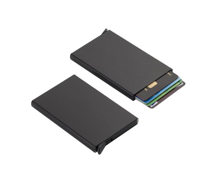 Gambar Mini Card Wallet RFID Protection Dompet Pria Keren - Hitam dari simplipro undefined Tokopedia