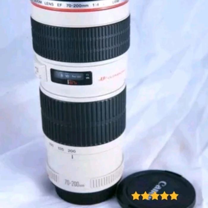 Gambar Lensa Tele Canon 70-200mm F4 Non IS DSLR Putih Murah dari MuhammadTrisnadi undefined Tokopedia
