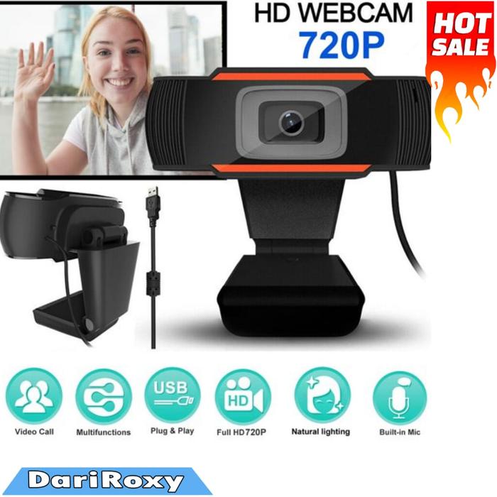 Microphone Web Cam Pc Webcam USB Microphone 2mp 720P HD