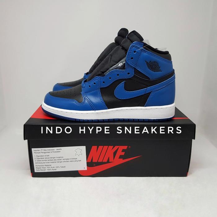 Jual Air Jordan Retro High DARK MARINA BLUE GRADE SCHOOL (GS