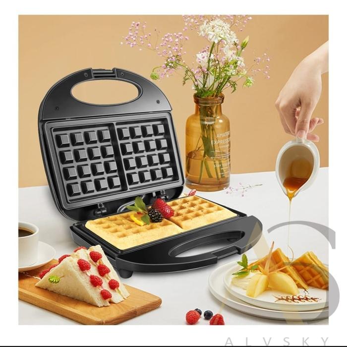 Gambar WAFFLE MAKER / CETAKAN WAFFLE / ALAT PEMBUAT WAFFLE / CROFFLE MAKER dari Dolka Shop undefined Tokopedia