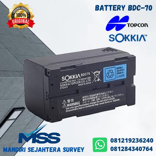 Gambar BATTERY TOTAL STATION SOKKIA BDC70 / BATRE TS TOPCON BDC-70 / BDC 70 dari Mandiri Sejahtera Survey undefined Tokopedia