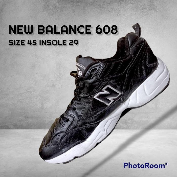 Jual new balance 608 black white - Kota 