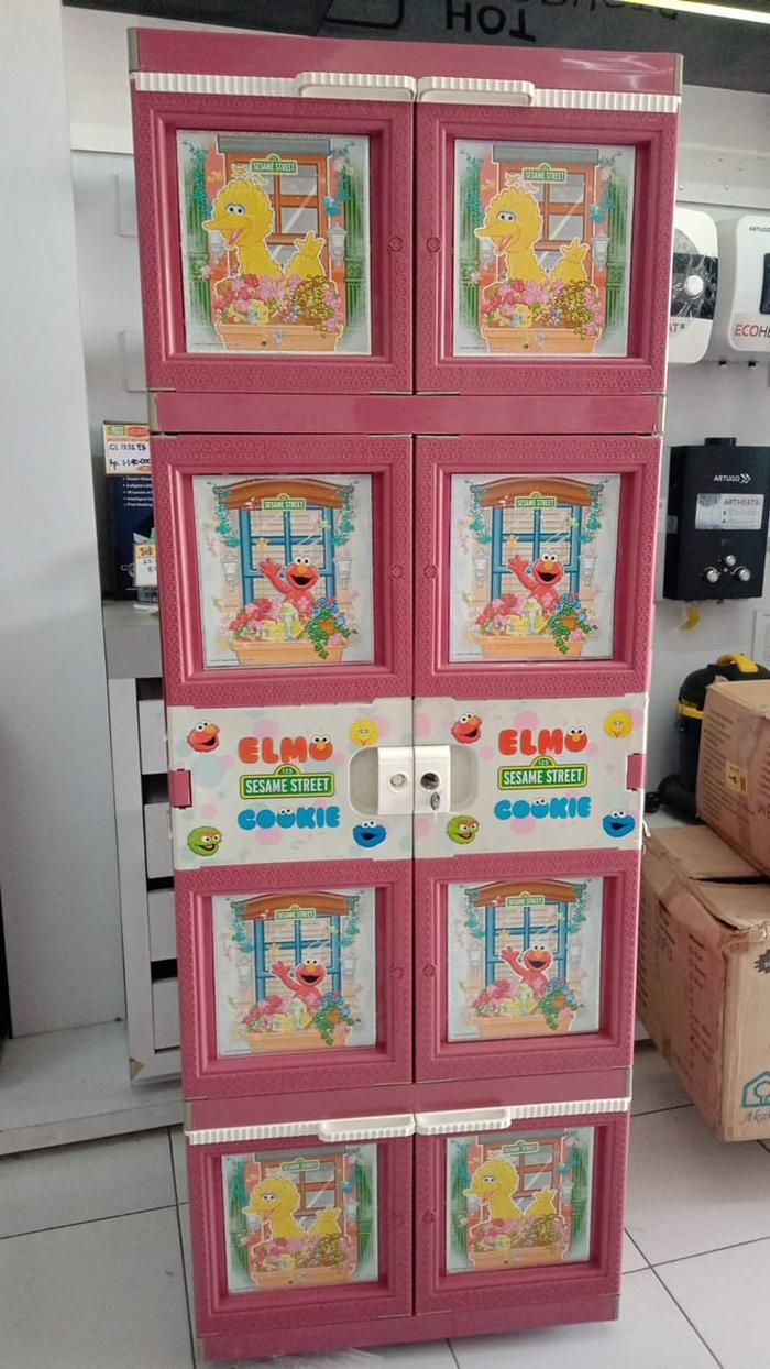 Gambar Lemari Pakaian Plastik 6 Pintu dari SpringbedOnline undefined Tokopedia