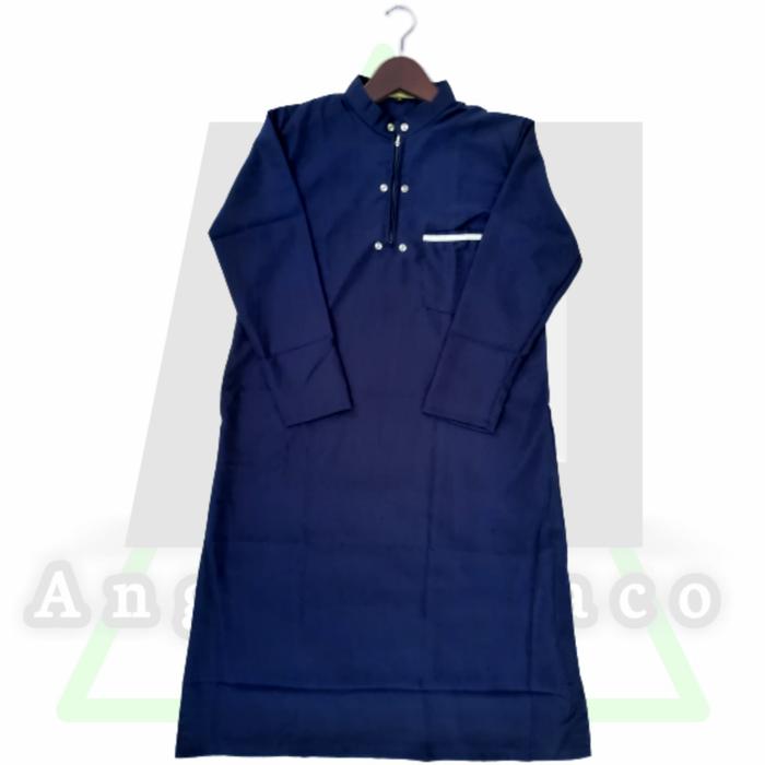 Gambar JUBAH DEWASA TERMURAH / Gamis Dewasa Pria - Navy, M dari Asiah Muslim Store undefined Tokopedia