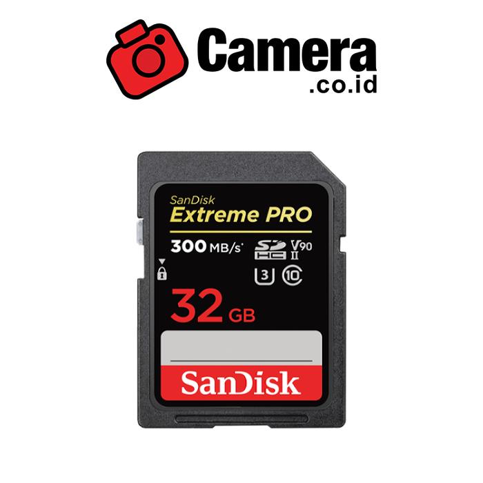 Gambar SANDISK Extreme Pro SDXC UHS-II (300mbps/260) - 32GB dari CAMERA CO ID undefined Tokopedia