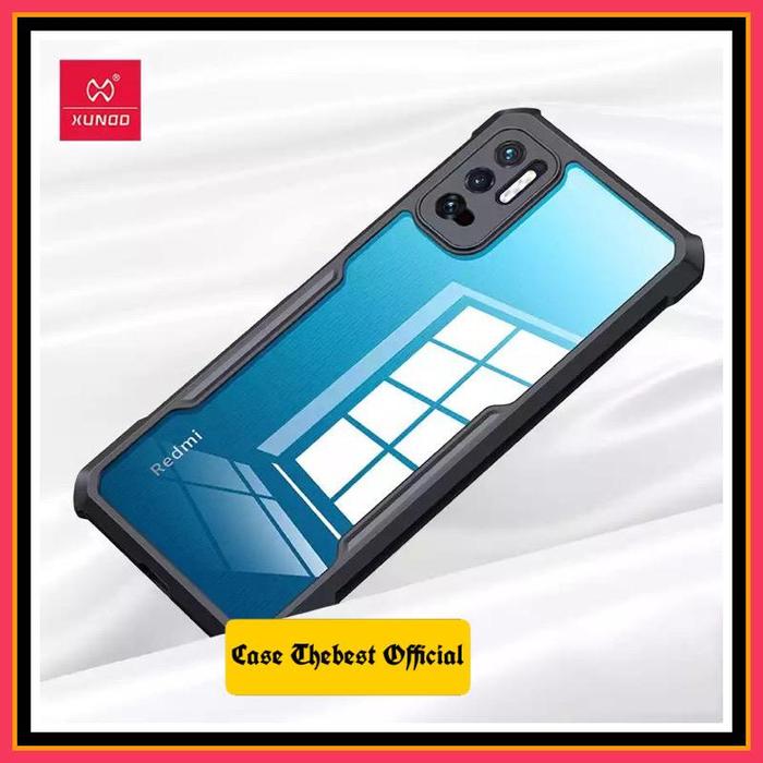Gambar XIAOMI REDMI NOTE 10 5G XUNDD ORIGINAL ARMOR HARD CASE CLEAR CASING - Hitam dari Case Thebest undefined Tokopedia