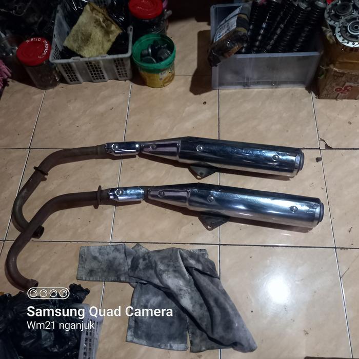 Gambar knalpot exhust megapro primus original copotan dari WM21 PART NGANJUK undefined Tokopedia