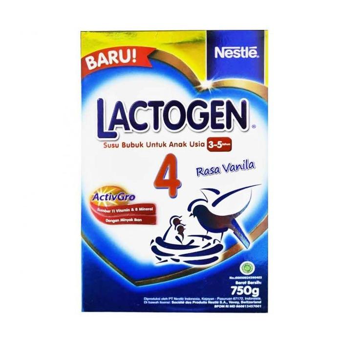 Gambar LACTOGEN 4 VANILA 750GR dari R8MART SUDIANG undefined Tokopedia