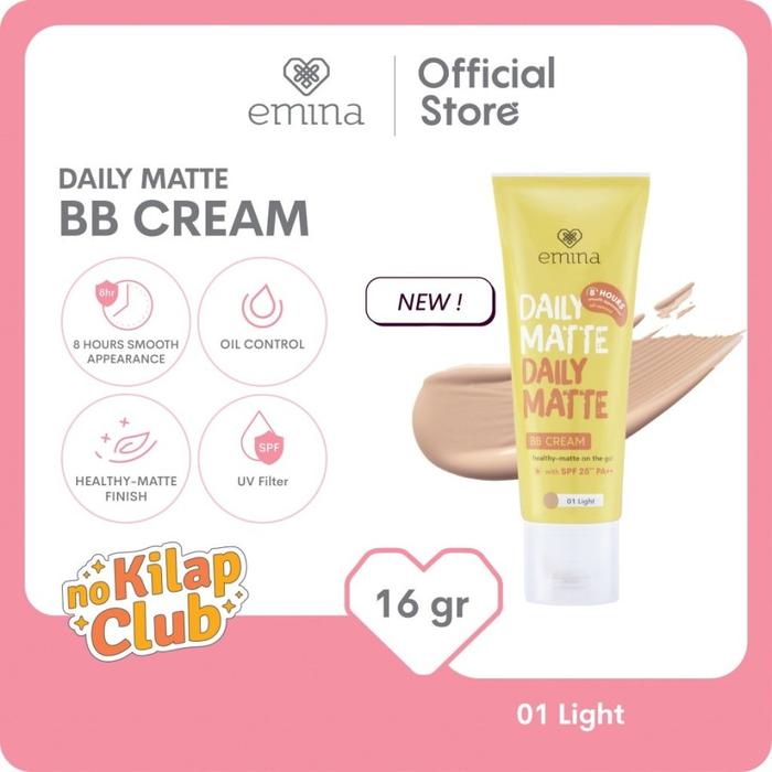 Gambar Emina Daily Matte BB Cream 16 g - Light dari Sweet Pineapple @ undefined Tokopedia
