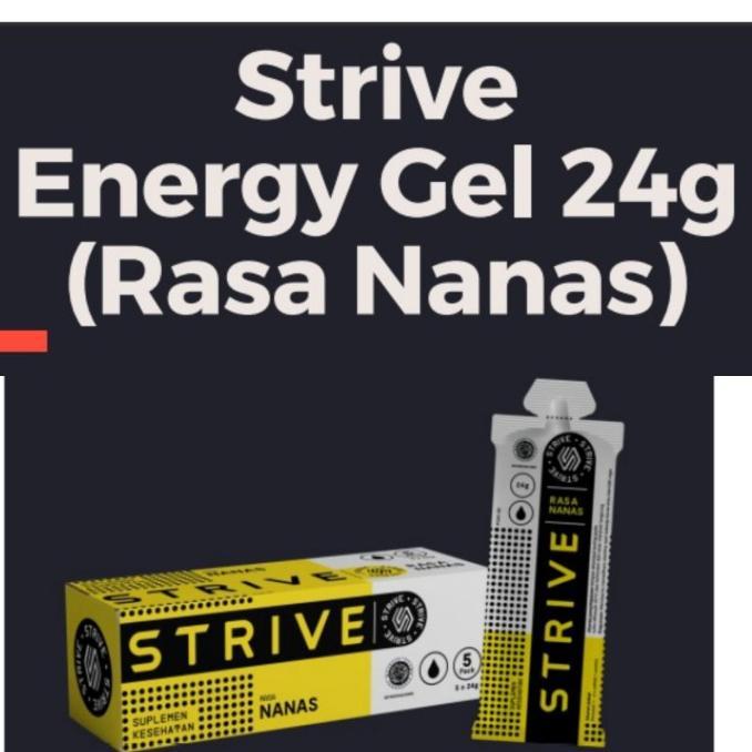Gambar STRIVE ENERGY GEL 24G NANAS SUPPLEMEN TENAGA LARI SEPEDA TRIATHLON GU - 1 SACHET dari TOKO PUJA22 undefined Tokopedia