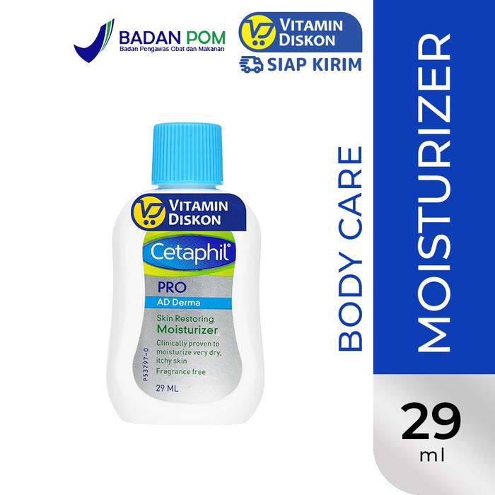 Gambar CETAPHIL PRO AD DERMA 29 ML FOR VERY DRY ITCHY SKIN (Mini Size) dari VitaminDiskon undefined Tokopedia