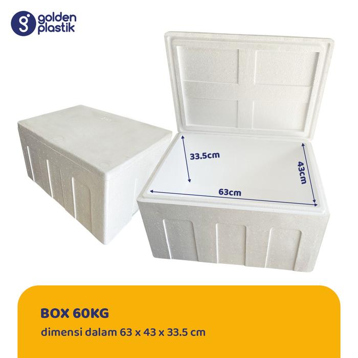 Gambar BOX 60 KG STYROFOAM dari GOLDEN PLASTIK KUPANG undefined Tokopedia