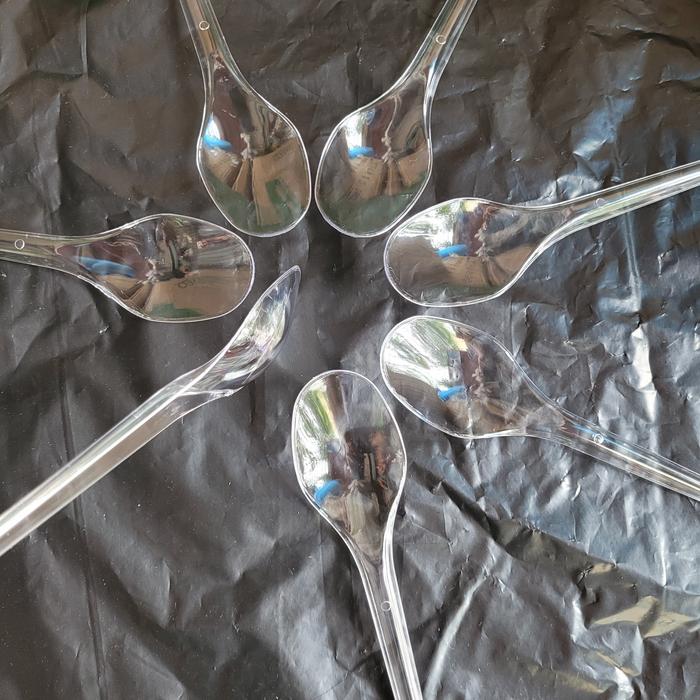 Gambar SENDOK PANJANG HITAM DAN BENING GIOK ISI 25 Pcs sendok makan KUALITAS - BENING dari BOSS RIZON 99 undefined Tokopedia