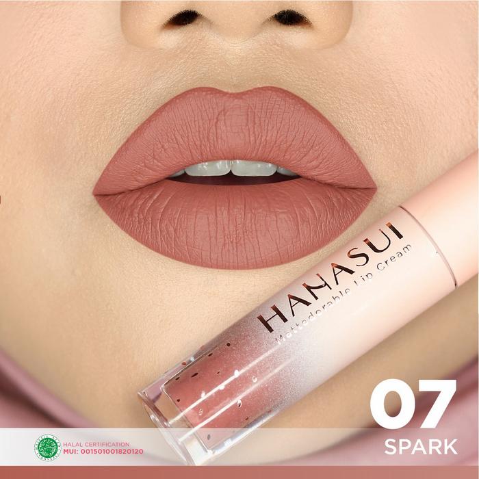 Gambar HANASUI MATTEDORABLE LIPCREAM ORIGINAL - 07 Spark dari Kinara Syari undefined Tokopedia