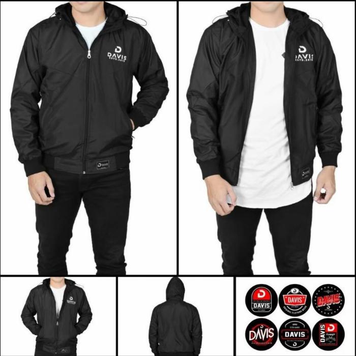Gambar Jaket parasut pria windrunner running original - Hitam, M dari OnD Berkah undefined Tokopedia