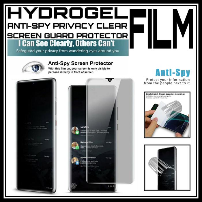 Gambar IPHONE 11 PRO 5.8 HYDROGEL SPY ANTI GORES SCREEN PROTECTOR PRIVACY 9H - SPY-CLEAR dari T-ORIGINAL STORE undefined Tokopedia