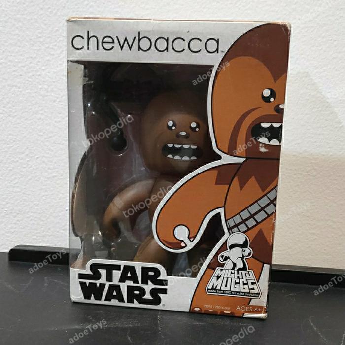 Chewbacca Mighty Muggs Figure No Han Solo Hasbro Anakin Luke Skywalker