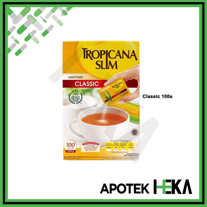 Gambar Tropicana Slim Classic / Diabtx - Pemanis Gula Diabetes - Classic 100s dari Apotek Heka Bekasi undefined Tokopedia