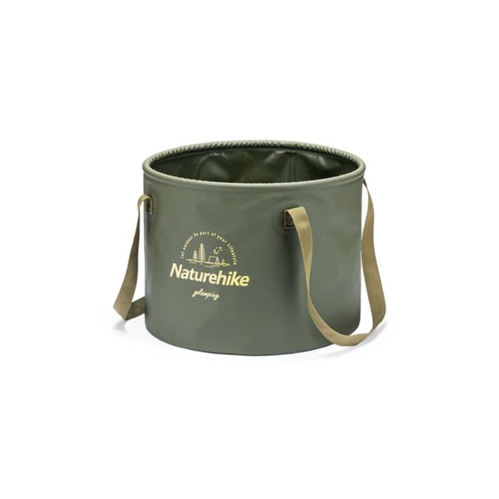 Gambar Ember Lipat Bulat Naturehike NH20SJ040 - Foldable Bucket Water - Green, 10 Liter dari RAUDO STORE undefined Tokopedia