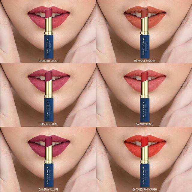 Gambar IMPLORA INTENSE MATTE LIPSTICK 3.5gr - 06 TANGERINE dari PEACH KEBUN AGUNG Kab. Sleman Tokopedia