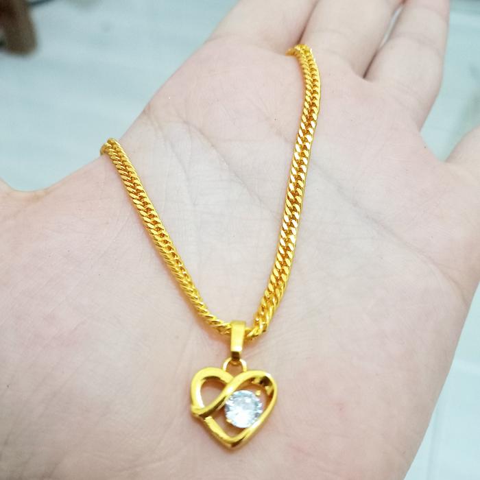 Gambar kalung koin - motiv 4 dari oliajewelry undefined Tokopedia