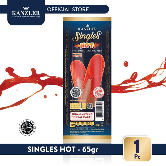 Promo Harga KANZLER Sosis Single Hot 65 gr - Tokopedia