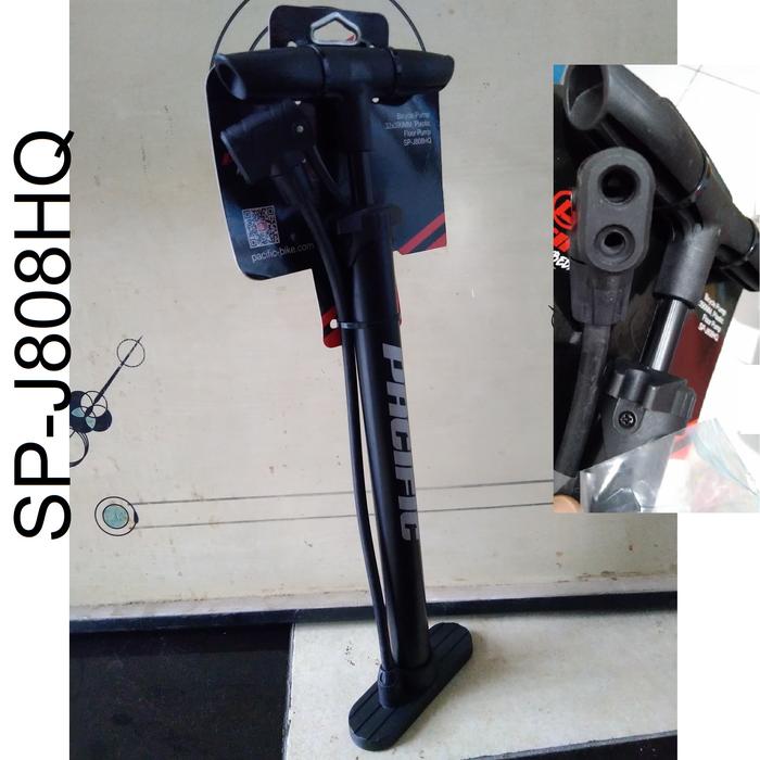 Gambar Pompa Ban Sepeda / Motor Bicycle Pump Pendek Pacific - SP-J808HQ dari piPIT STOP Kota Tangerang Tokopedia