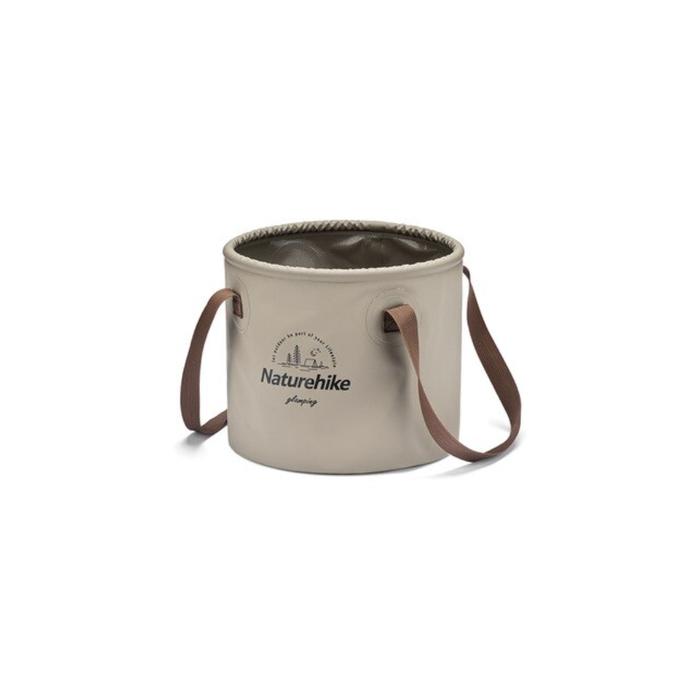 Gambar Ember Lipat Bulat Naturehike NH20SJ040 - Foldable Bucket Water - Coffee, 10 Liter dari RAUDO STORE undefined Tokopedia