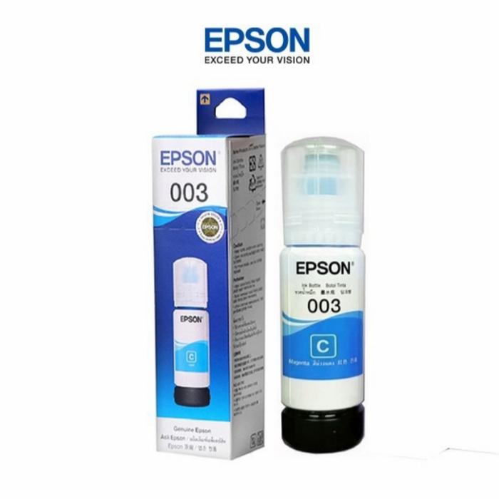 Gambar TINTA ORIGINAL EPSON 003 - Biru dari bumiprinterepson undefined Tokopedia