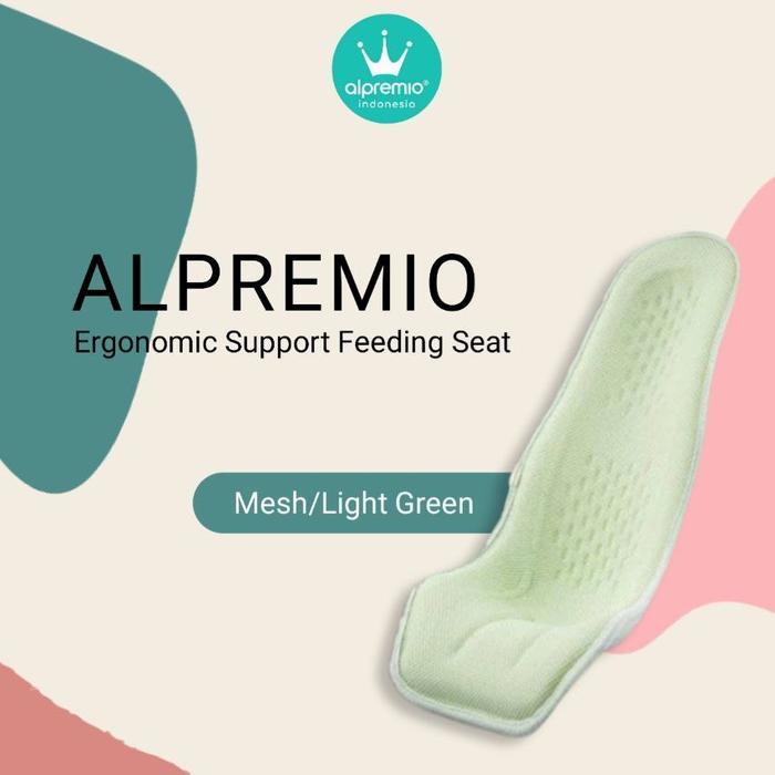 Gambar Alpremio Nursing & Feeding Seat (kursi gendong bayi) - light green dari Alpremio Indonesia undefined Tokopedia