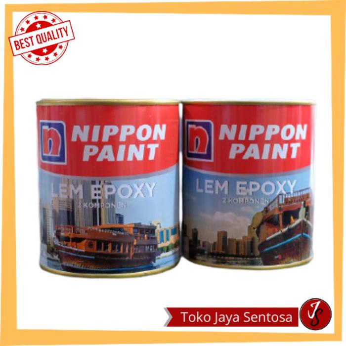 Gambar Nippon Paint Lem Epoxy 2 Komponen 1lt dari Jaya Sentosa Ngasinan Kab. Gresik Tokopedia