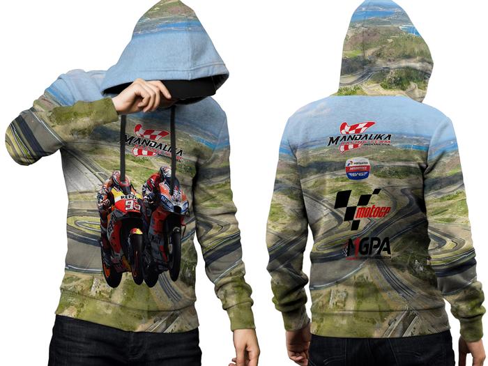 Gambar Jaket Madalika Moto GP / Jaket Pria Tema Mandalika Pertamina FullPrint - PULLOVER= ART 4, S dari FikaStore undefined Tokopedia