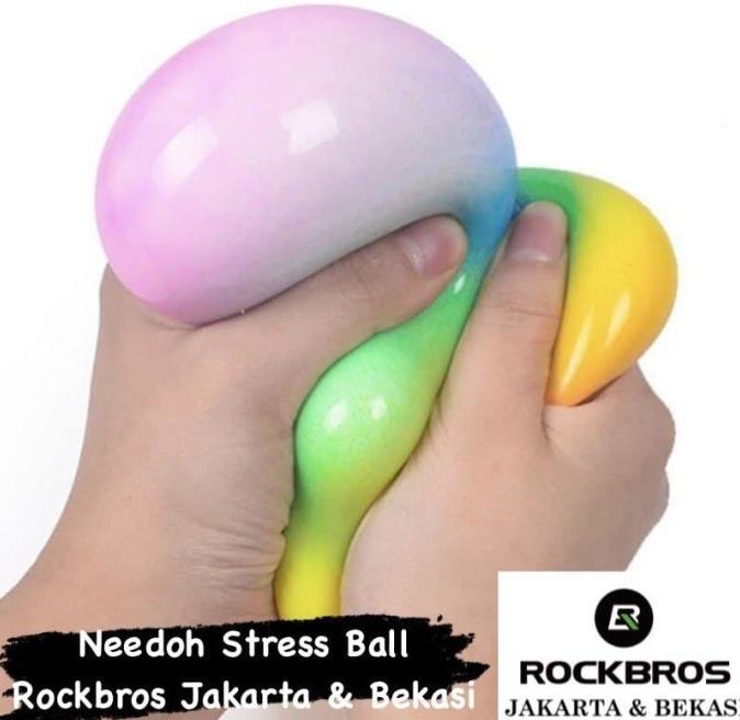 Gambar Stress Ball DNA Needoh Nido Nedo Pop It Squishy Fidget Toy Mainan Anak - Small Rainbow dari dzakkis undefined Tokopedia