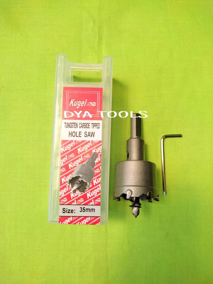Gambar HOLE SAW TCT KUGEL 35-50 MM - MATA BOR STAINLESS STEEL ORIGINAL - 35mm dari DYA TOOLS undefined Tokopedia