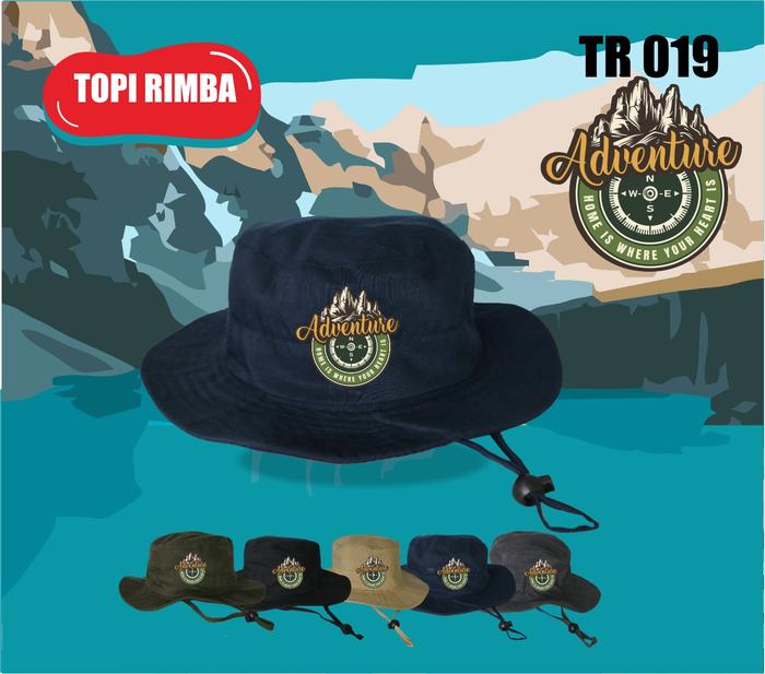 Gambar Topi Rimba Kompas Advanture Rimba Hat Topi Gunung Pria Wanita Premium - Navy dari Anggean Polos undefined Tokopedia