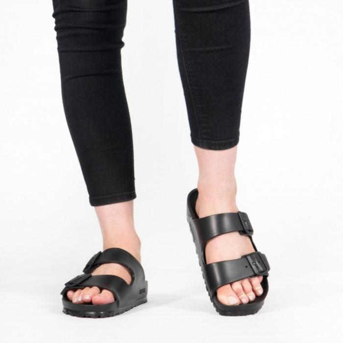 Gambar Sandal Pria Birkenstok Black Sendal Casual EVA 2strap Original - Hitam, 43 dari UsaCollection_NEW undefined Tokopedia