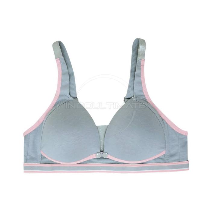 Gambar Bra Menyusui Tanpa Kawat Nursing Bra Maternity BH Kancing Depan BIM-13 - GRAY, 40 dari indobaby store undefined Tokopedia