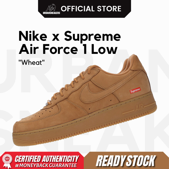 Nike X Supreme Air Force 1 Low Wheat Original Dn1555 200